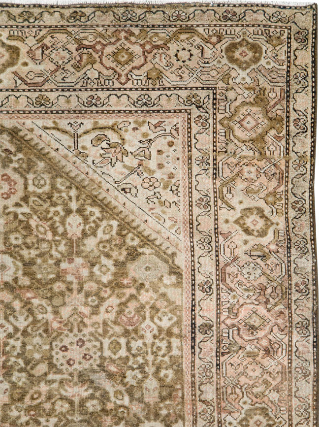 Antique Persian Malayer Gallery Carpet, No.25667 - Galerie Shabab