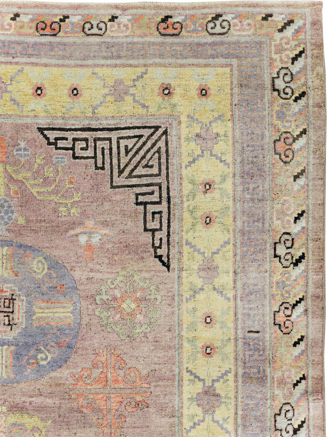 Antique East Turkestan Khotan Gallery Carpet, No.25678 - Galerie Shabab