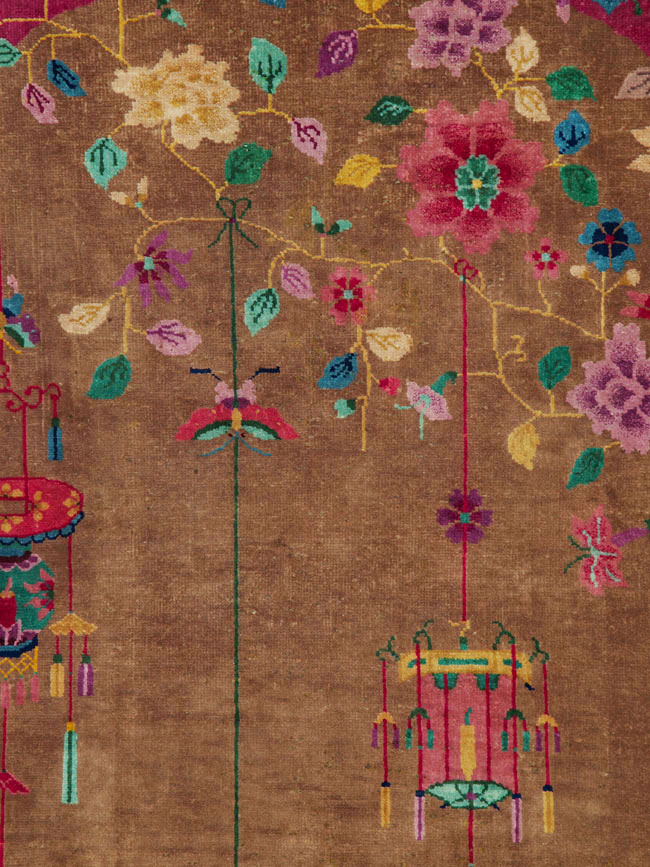 Antique Chinese Art Deco Carpet, No.25679 - Galerie Shabab