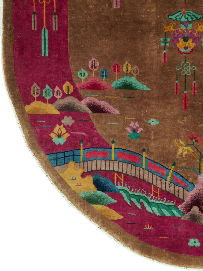 Antique Chinese Art Deco Carpet, No.25679 - Galerie Shabab