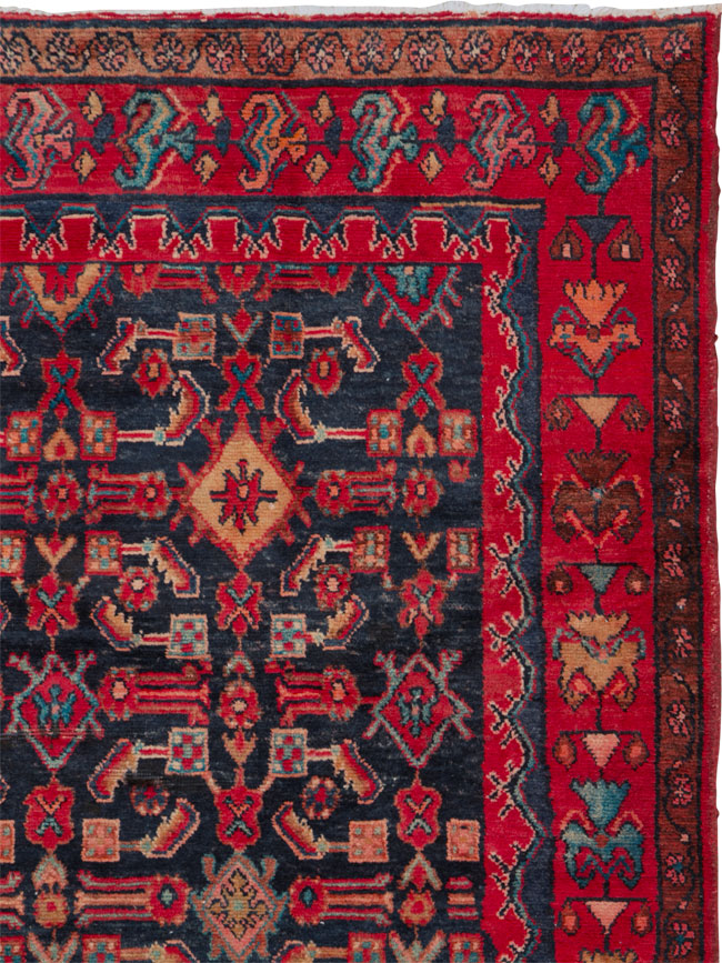 Vintage Persian Malayer Gallery Rug, No.25683 - Galerie Shabab