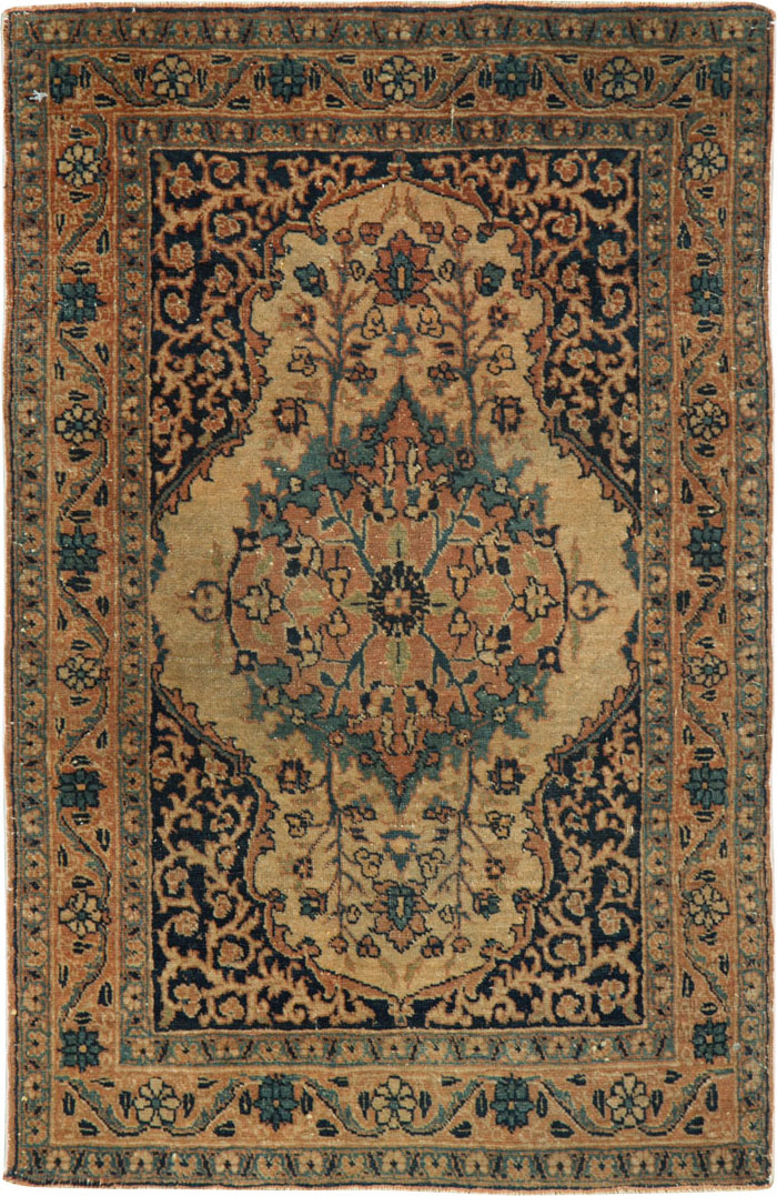 Antique Persian Tabriz Hagi Jalili Rug, No.25684 - Galerie Shabab