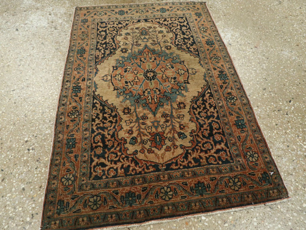 Antique Tabriz Hagi Jalili Rug, No.25684 - Galerie Shabab