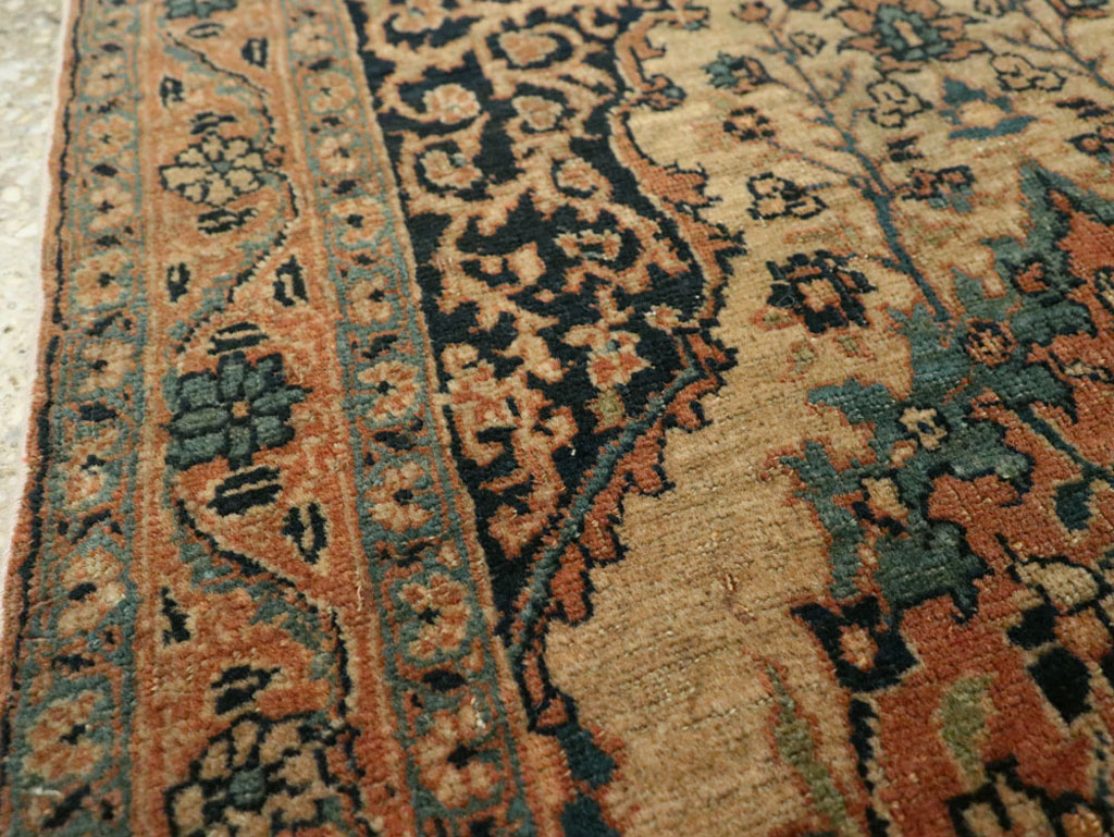 Antique Persian Tabriz Hagi Jalili Rug, No.25684 - Galerie Shabab
