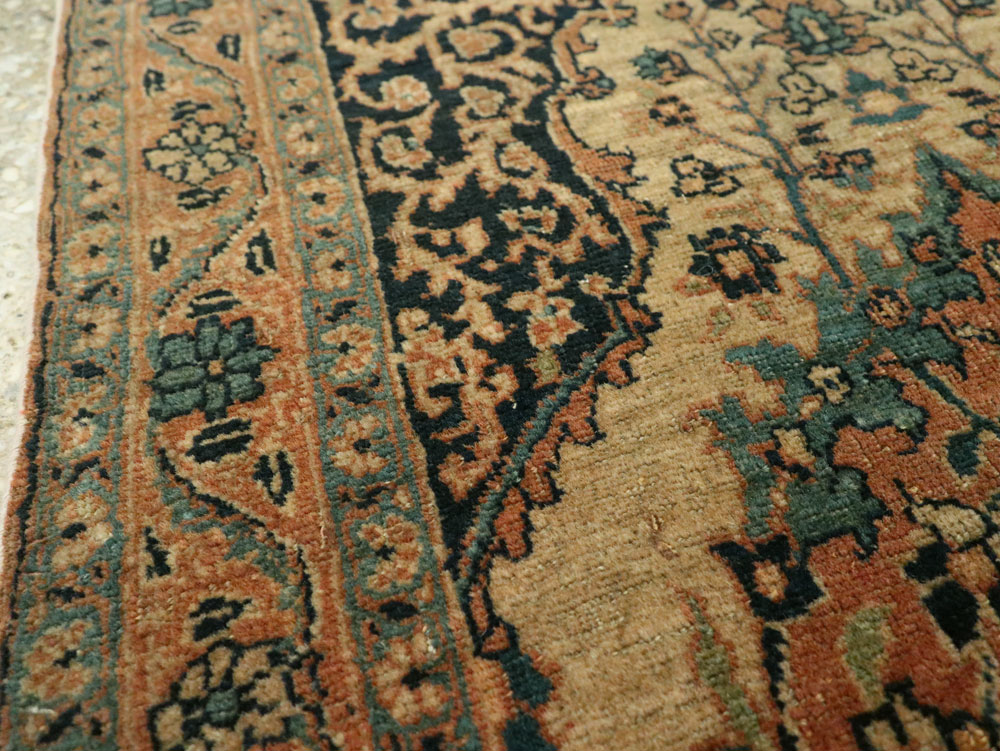Antique Tabriz Hagi Jalili Rug, No.25684 - Galerie Shabab