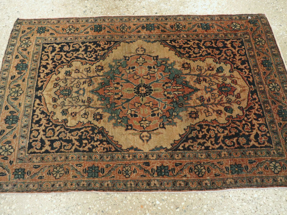 Antique Persian Tabriz Hagi Jalili Rug, No.25684 - Galerie Shabab
