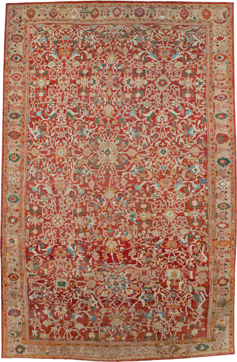 Antique Persian Mahal Carpet, No.25685 - Galerie Shabab