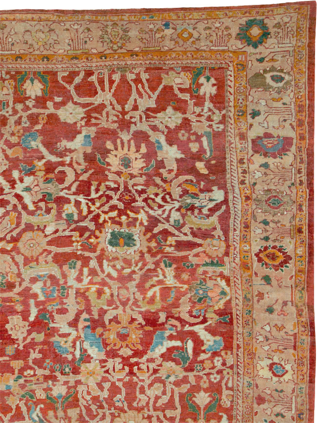 Antique Persian Mahal Carpet, No.25685 - Galerie Shabab