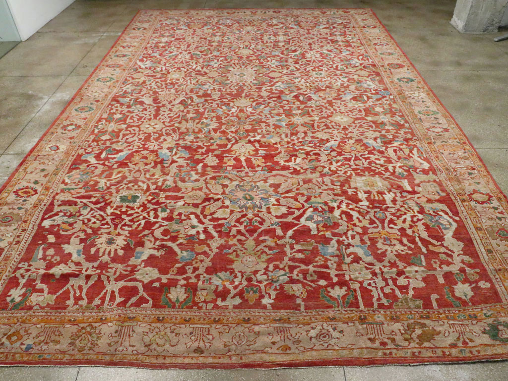 Antique Persian Mahal Carpet, No.25685 - Galerie Shabab