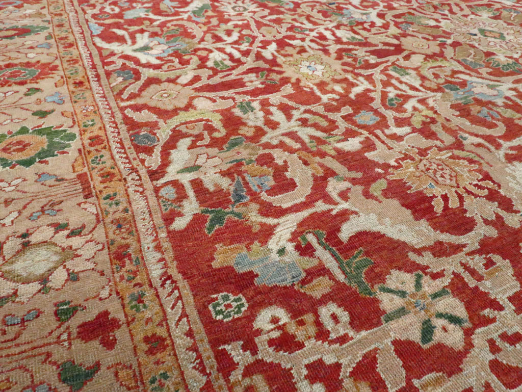 Antique Persian Mahal Carpet, No.25685 - Galerie Shabab