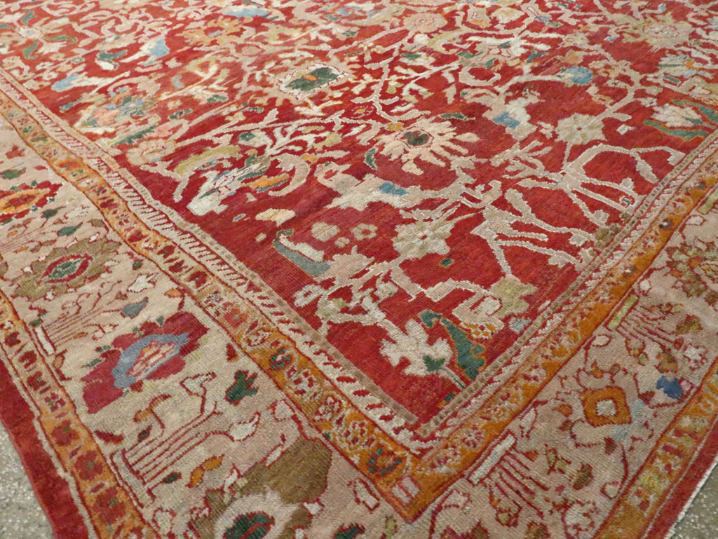 Antique Persian Mahal Carpet, No.25685 - Galerie Shabab