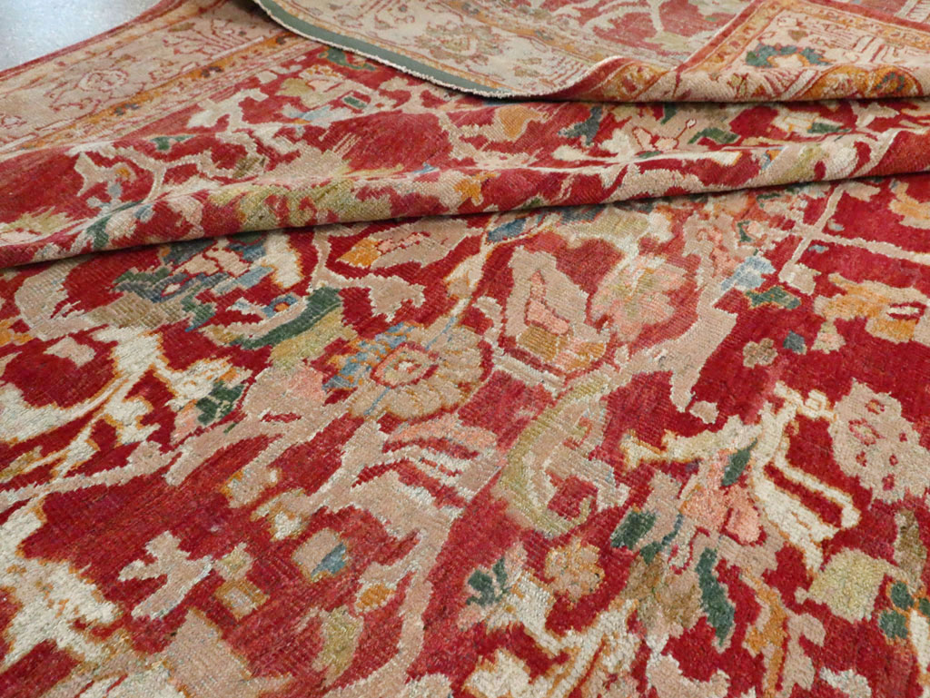 Antique Persian Mahal Carpet, No.25685 - Galerie Shabab