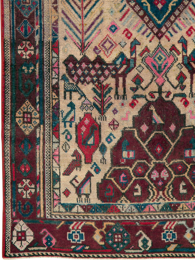 Vintage Persian Afshar Rug, No.25688 - Galerie Shabab