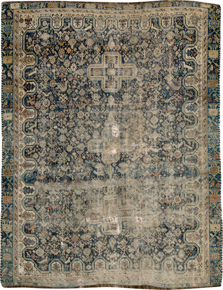 Antique Persian Afshar Rug, No.25690 - Galerie Shabab