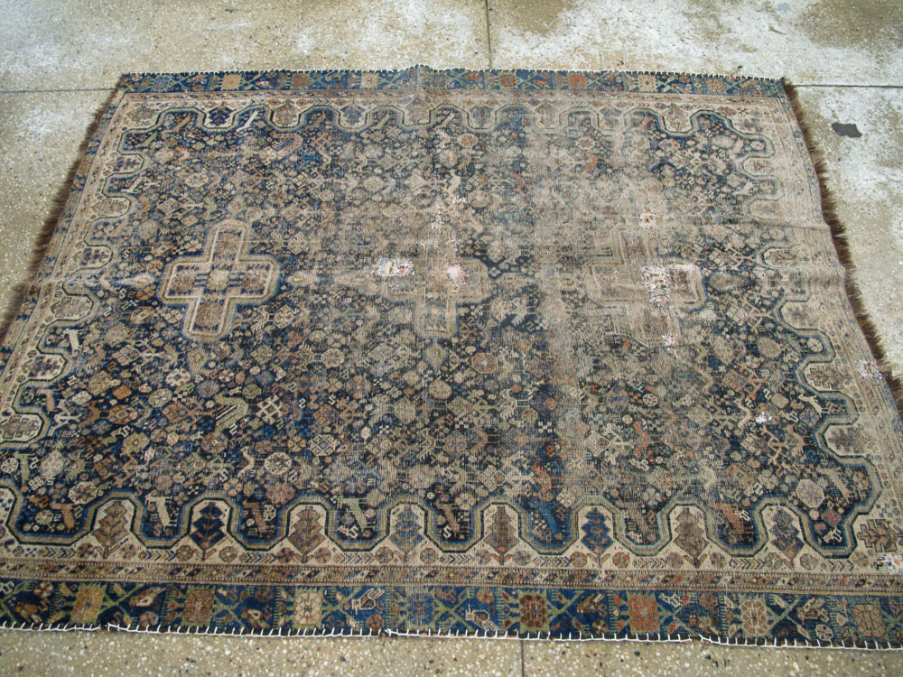 Antique Persian Afshar Rug, No.25690 - Galerie Shabab