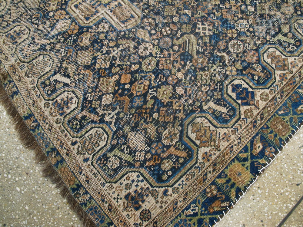 Antique Persian Afshar Rug, No.25690 - Galerie Shabab