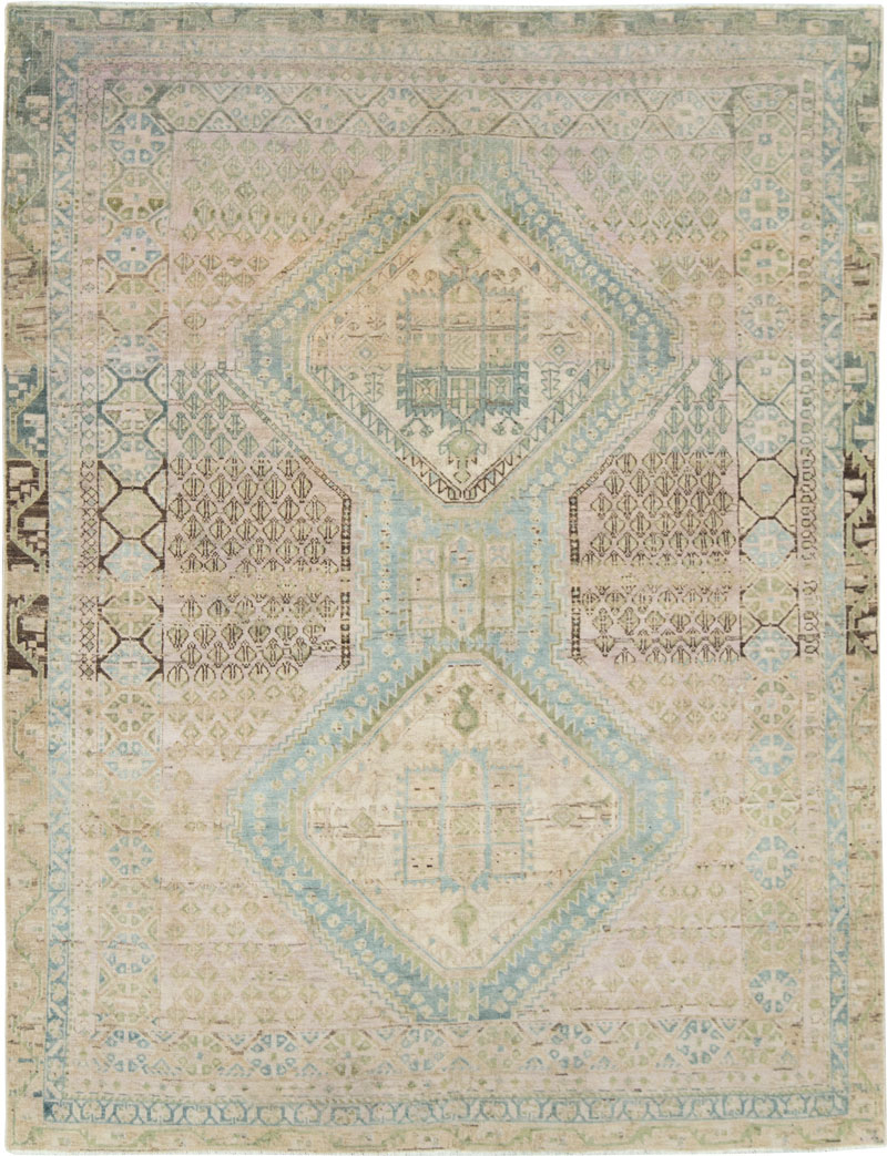 Antique Persian Afshar Rug, No.25691 - Galerie Shabab