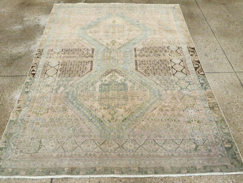 Antique Persian Afshar Rug, No.25691 - Galerie Shabab