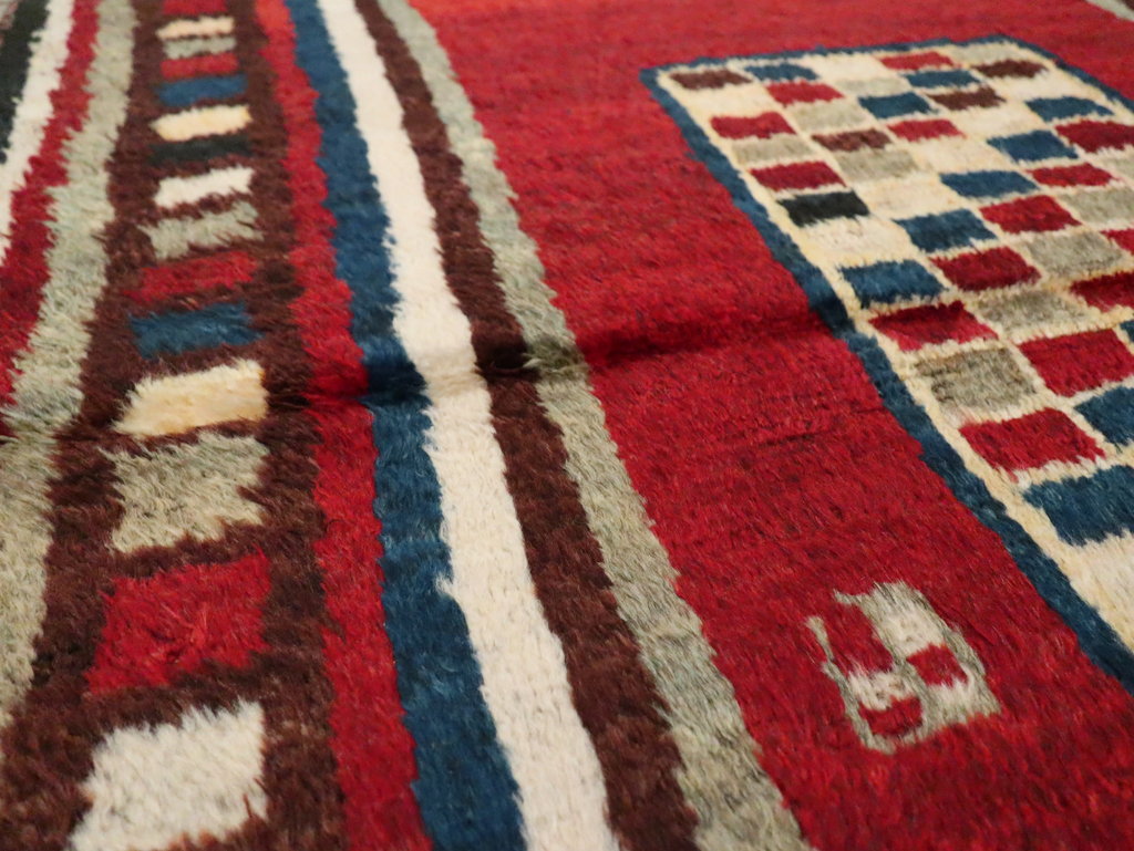 Vintage Persian Gabbeh Rug, No.25694 - Galerie Shabab