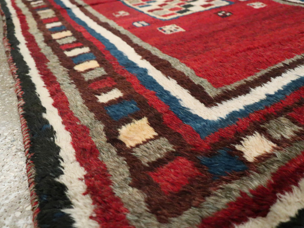 Vintage Persian Gabbeh Rug, No.25694 - Galerie Shabab