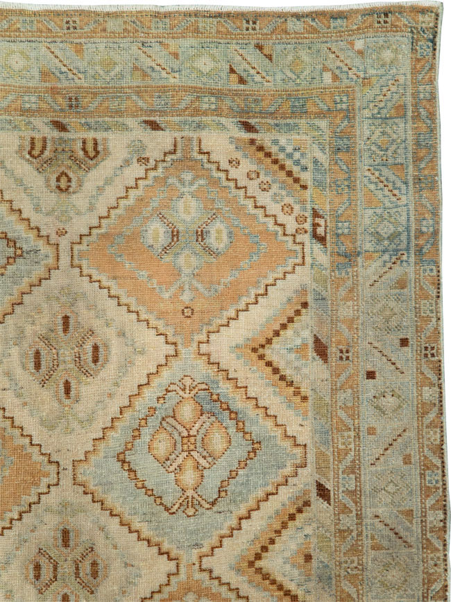 Vintage Persian Afshar Accent Rug, No.25697 - Galerie Shabab