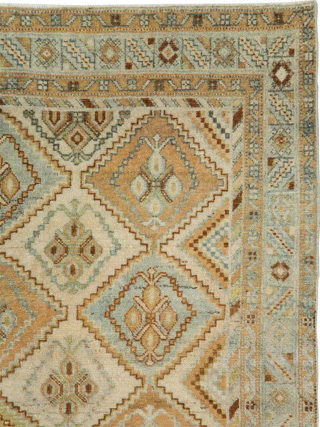 Vintage Persian Afshar Accent Rug, No.25697 - Galerie Shabab