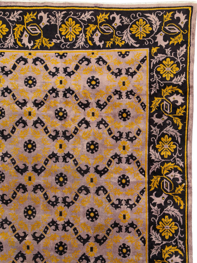 Vintage Chinese Art Deco Carpet, No.25716 - Galerie Shabab