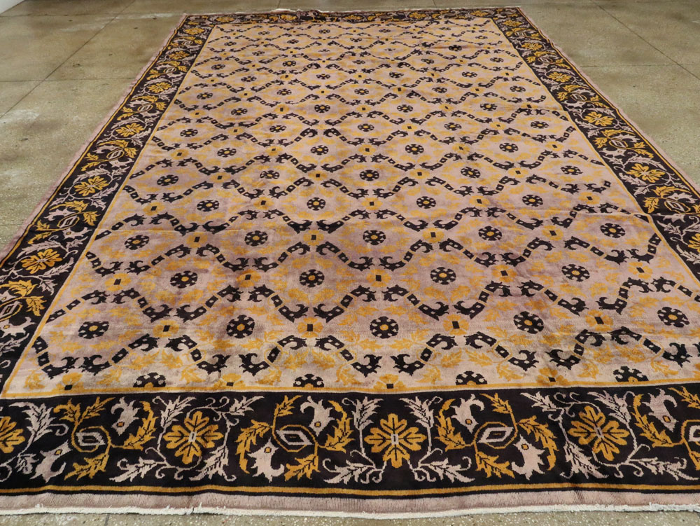 Vintage Chinese Art Deco Carpet, No.25716 - Galerie Shabab