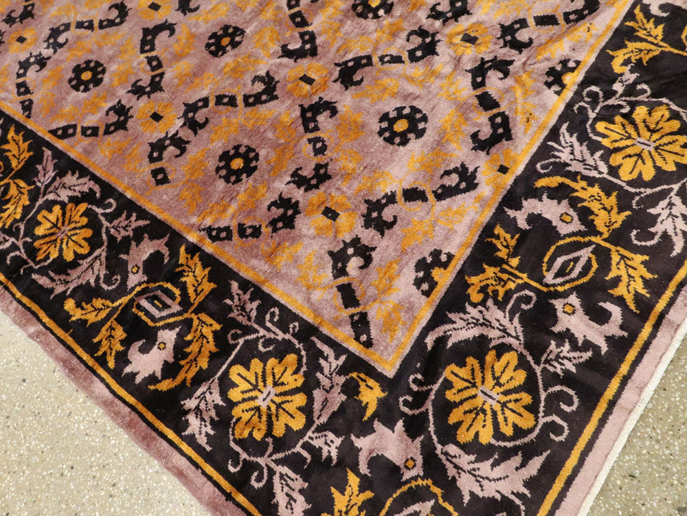 Vintage Chinese Art Deco Carpet, No.25716 - Galerie Shabab