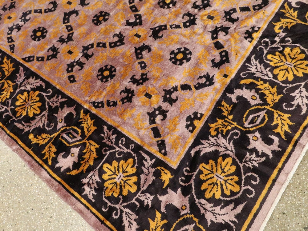 Vintage Chinese Art Deco Carpet, No.25716 - Galerie Shabab