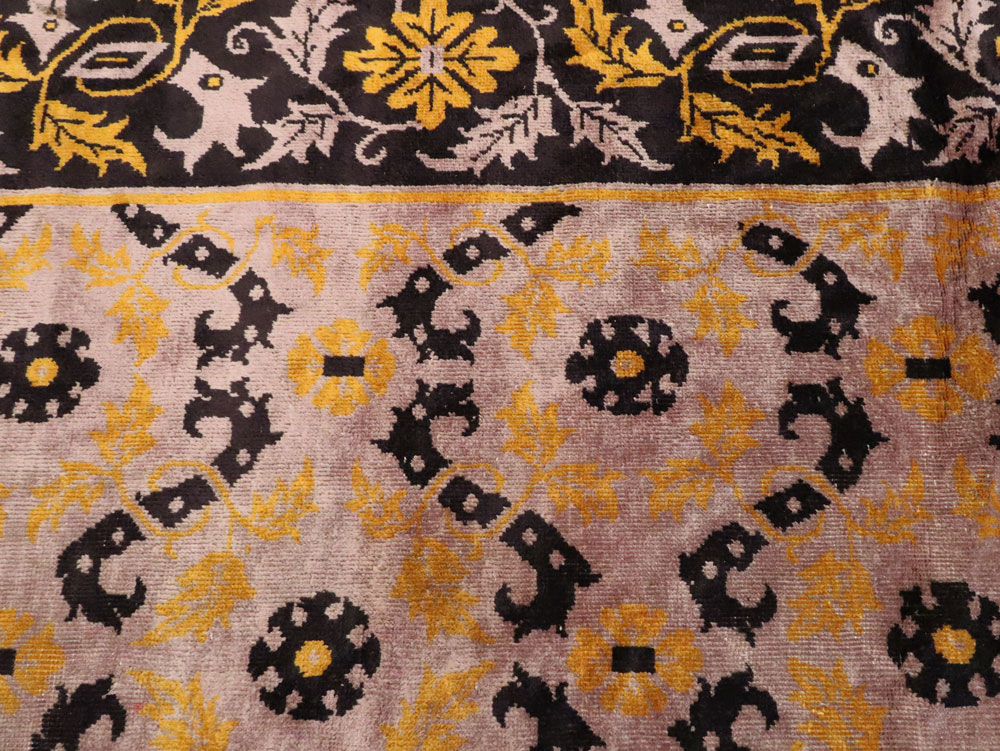 Vintage Chinese Art Deco Carpet, No.25716 - Galerie Shabab
