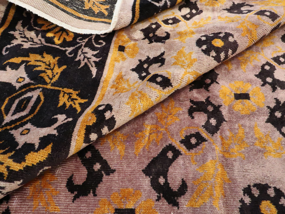 Vintage Chinese Art Deco Carpet, No.25716 - Galerie Shabab