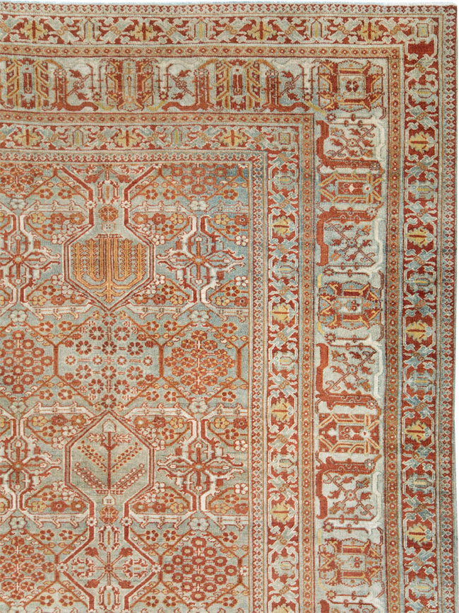 Antique Persian Joshegan Carpet, No.25726 - Galerie Shabab