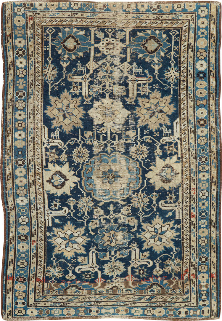 Antique Caucasian Throw Rug, No.25728 - Galerie Shabab