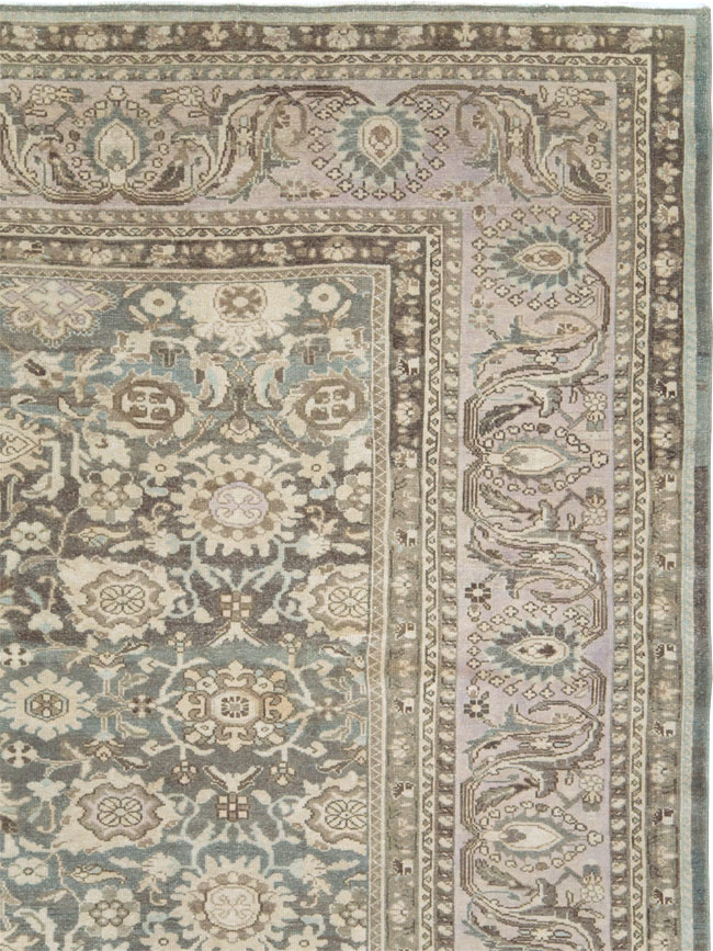 Vintage Persian Malayer Room Size Carpet, No.25731 - Galerie Shabab