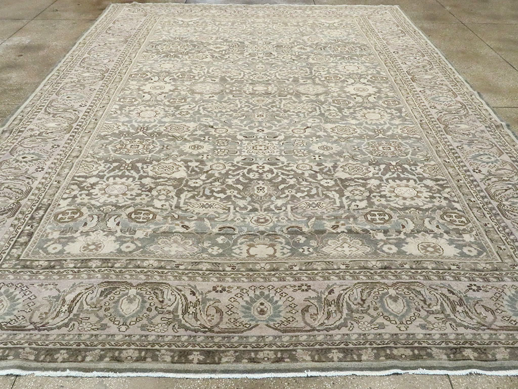 Vintage Persian Malayer Room Size Carpet, No.25731 - Galerie Shabab