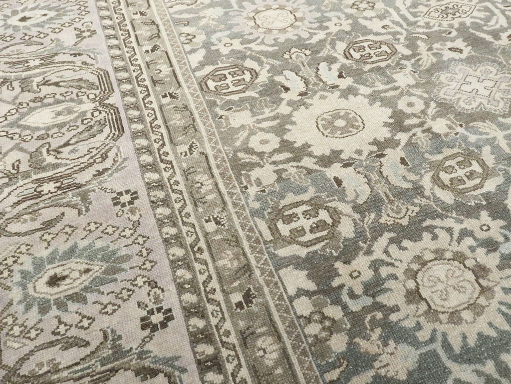Vintage Persian Malayer Room Size Carpet, No.25731 - Galerie Shabab