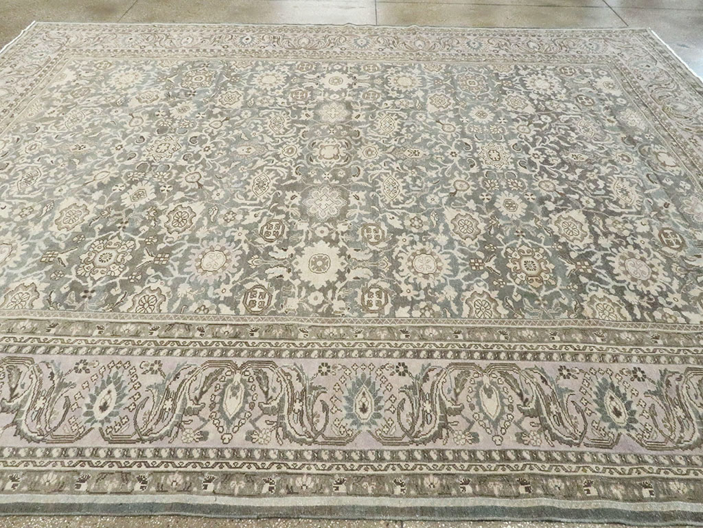 Vintage Persian Malayer Room Size Carpet, No.25731 - Galerie Shabab