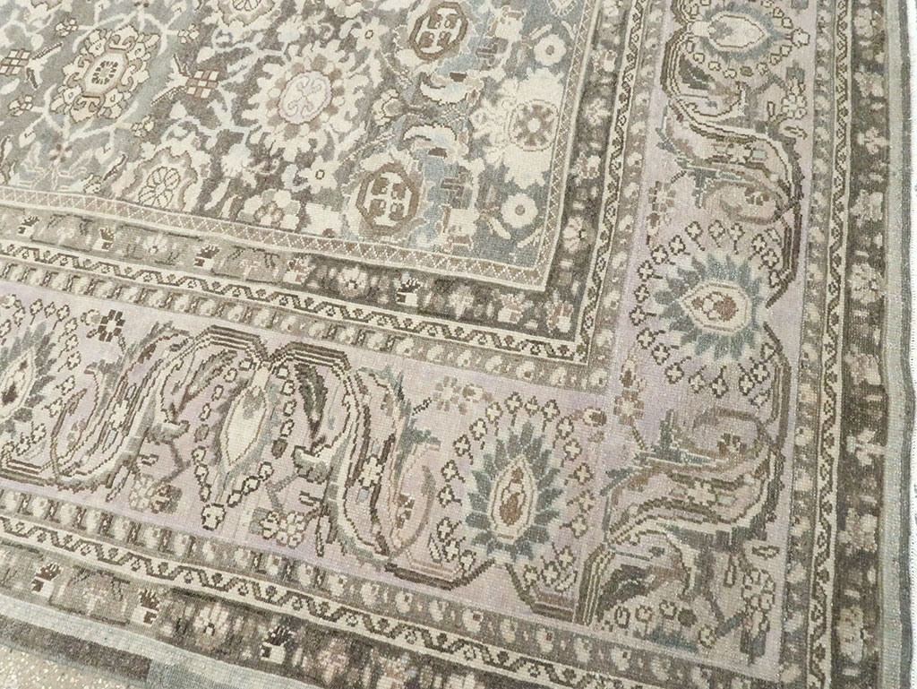 Vintage Persian Malayer Room Size Carpet, No.25731 - Galerie Shabab