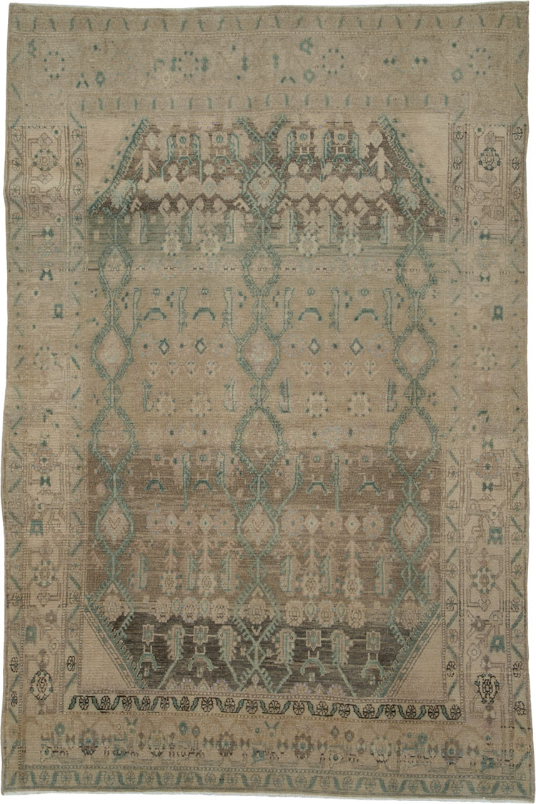 Vintage Persian Malayer Rug, No.25740 - Galerie Shabab