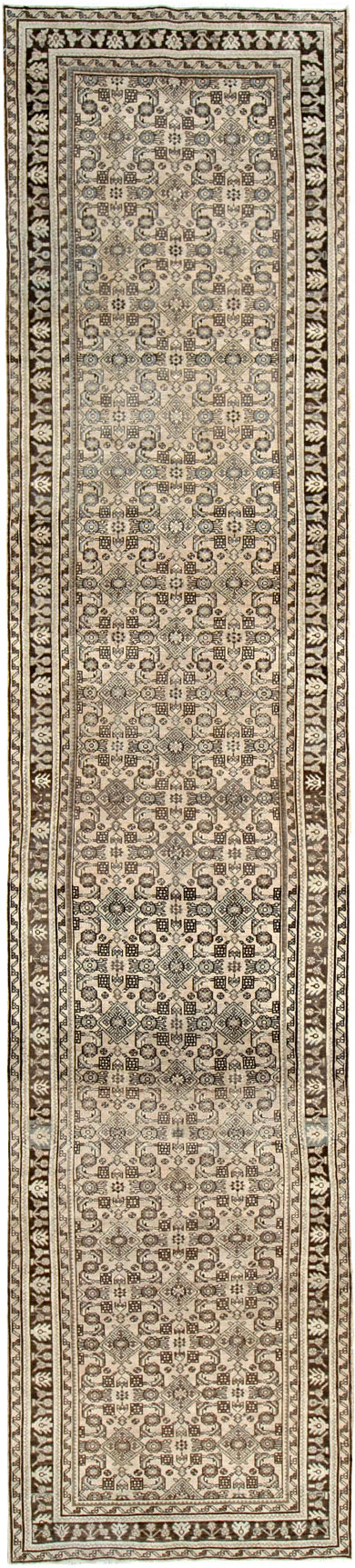 Vintage Persian Malayer Runner (Pair: 2 of 2), No.25749 - Galerie Shabab