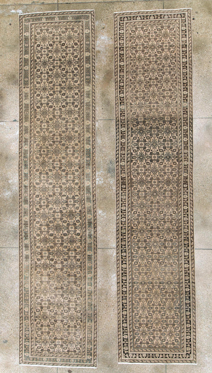 Vintage Persian Malayer Runner (Pair: 2 of 2), No.25749 - Galerie Shabab