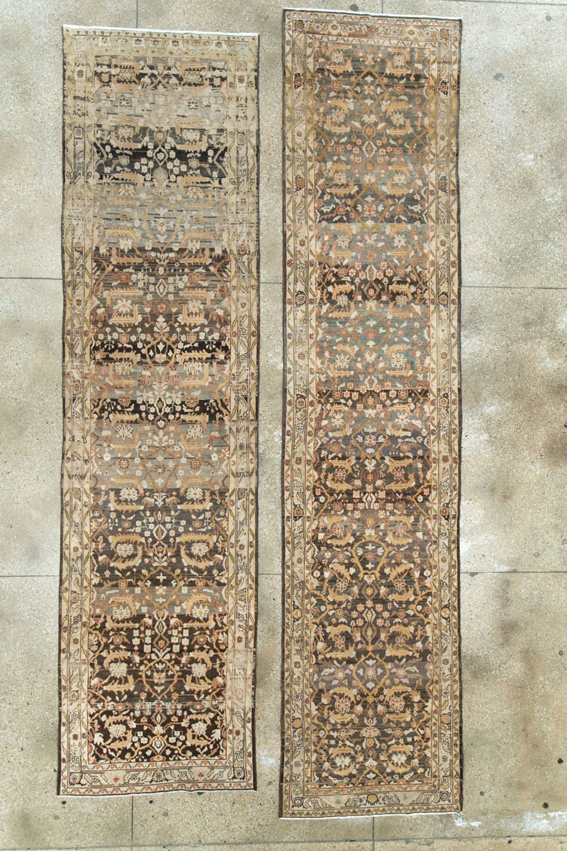 Vintage Persian Malayer Runner (Pair: 2 of 2), No.25750 - Galerie Shabab