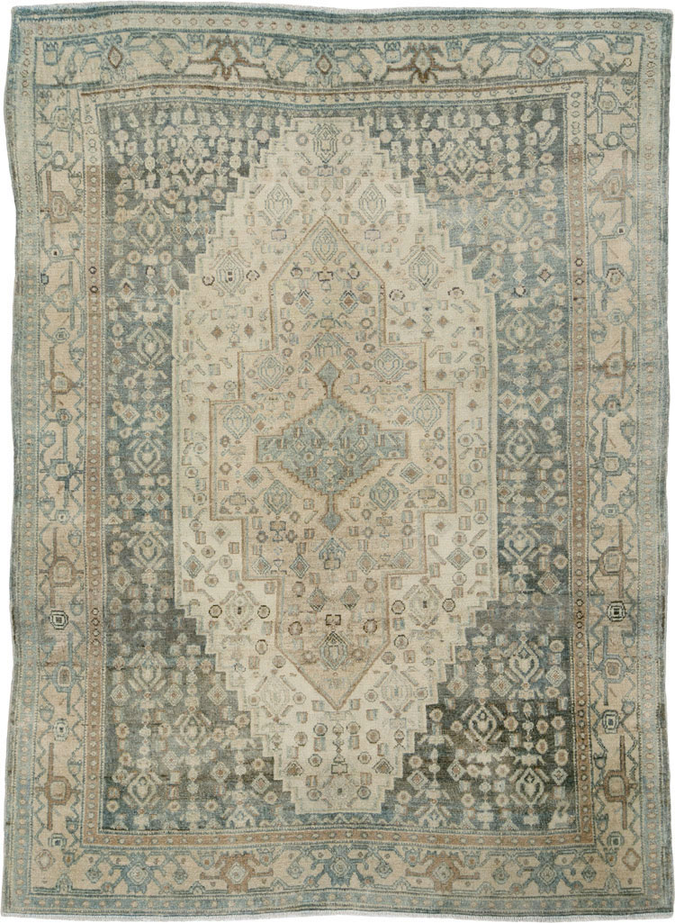 Vintage Persian Malayer Rug (Pair: 1 of 2), No.25751 - Galerie Shabab