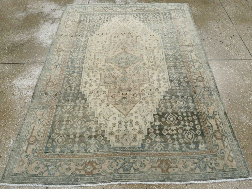 Vintage Persian Malayer Rug (Pair: 1 of 2), No.25751 - Galerie Shabab