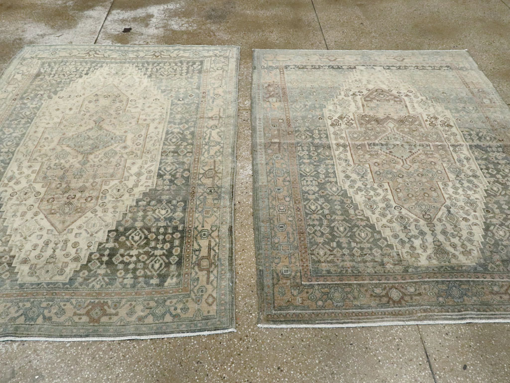 Vintage Persian Malayer Rug (Pair: 1 of 2), No.25751 - Galerie Shabab