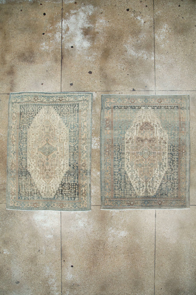 Vintage Persian Malayer Rug (Pair: 1 of 2), No.25751 - Galerie Shabab