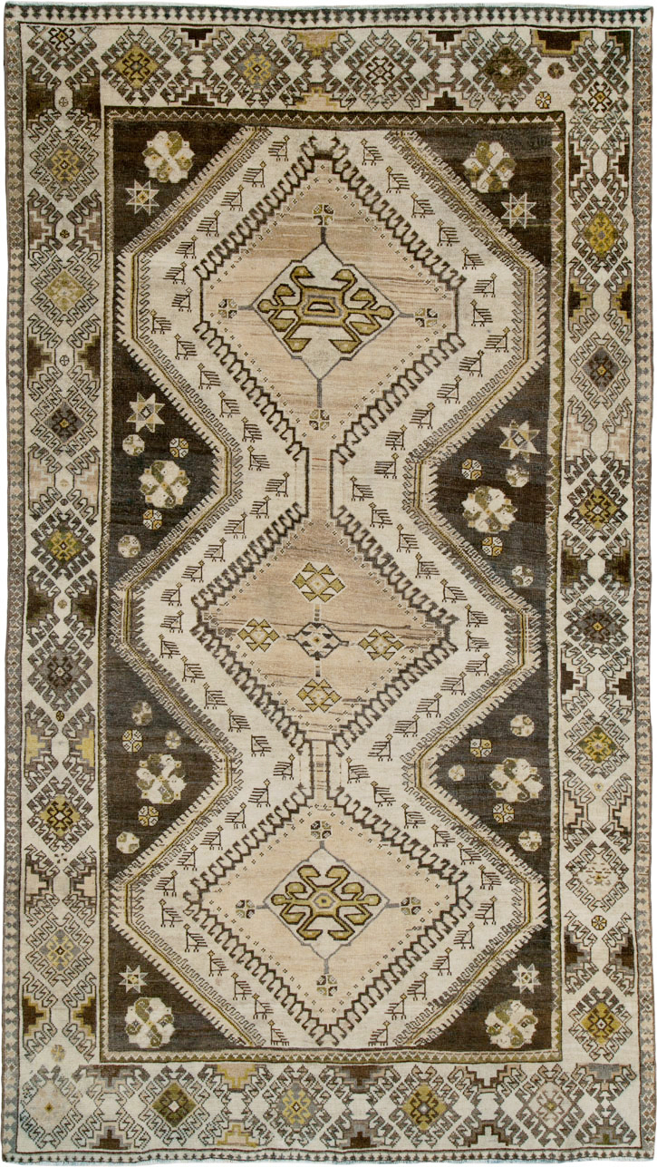 Vintage Persian Malayer Carpet, No.25756 - Galerie Shabab