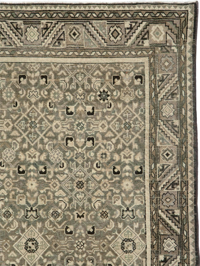Vintage Persian Malayer Gallery Carpet, No.25760 - Galerie Shabab
