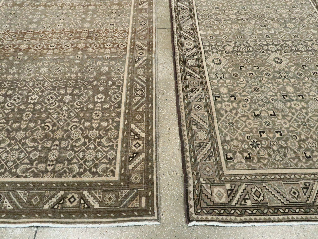 Vintage Persian Malayer Gallery Carpet, No.25760 - Galerie Shabab